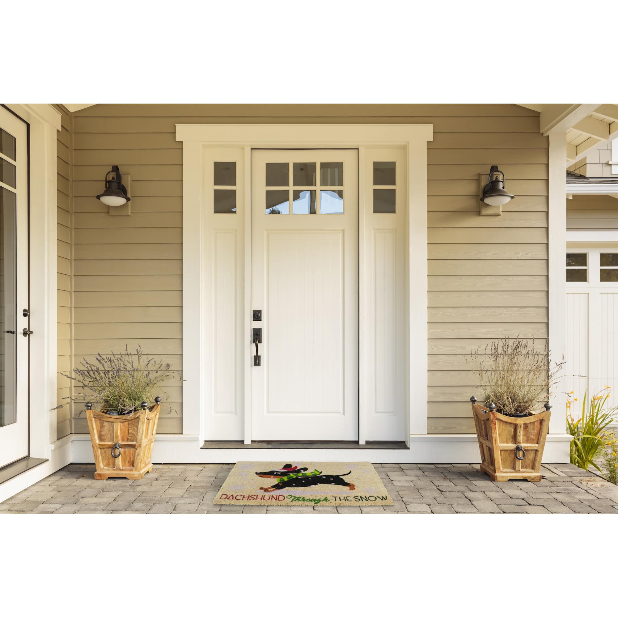 DII® Dachshund Through The Snow Doormat